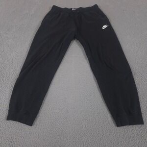 Nike Pants Women Medium Sportswear Club Fleece Joggers Cotton Blend Cuffed Hem